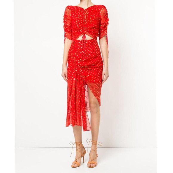 Alice McCall - I Feel It Coming Red Midi Dress NWT - Size 8 US / 12 AU / 40 EU - Picture 16 of 16
